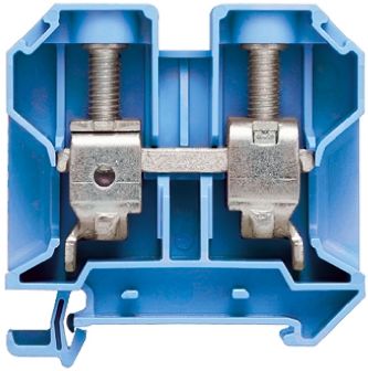 Weidmüller 0380780000 SAK Series Feed Through Terminal Block Blue, 35mm², 1-Level, Screw, ATEX, IECEx