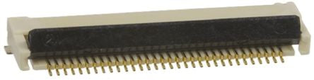 Omron, XF2M 0.5 mm Pitch 32 Way Right Angle Female FPC Connector, Top & Bottom Contact