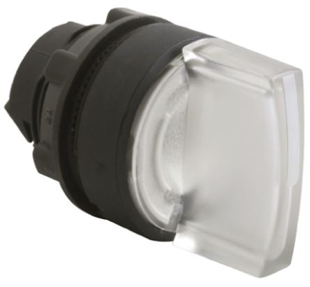 Schneider Electric Harmony Series 3 Position Illuminated Selector Switch Head, 22 mm Cutout, White Handle, IP65
