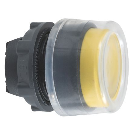 Schneider Electric Harmony Series Yellow Spring Return Push Button Head, 22 mm Cutout, IP66, IP67