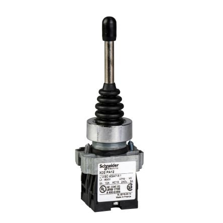 Schneider Electric Harmony Series Push Button Switch, Panel, 22 mm Cutout, SPST, IP66