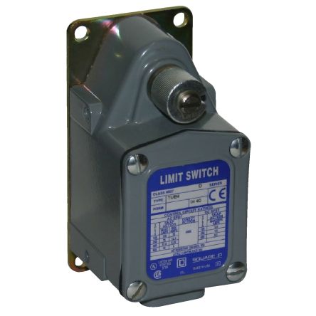 Telemecanique Sensors 9007 Series Roller Lever Limit Switch, SPDT, IP67, IP66, IP65, Die Cast Zinc Housing, 600V ac, 20A