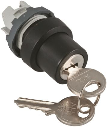 ABB ABB Modular 3-position Key Switch Head, Latching, 22 mm Cutout