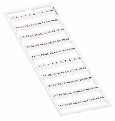 WAGO 1 - 50 Marker Kit for use with Marker Strip