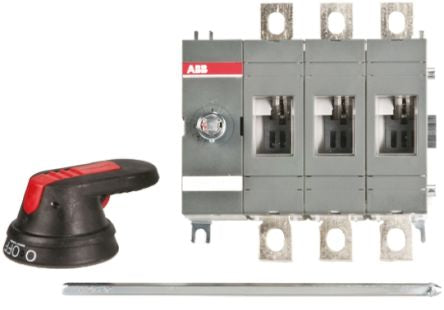 ABB 3-Pole Base Isolator Switch -, IP65, 200A, 144 kW