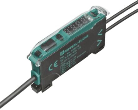 Pepperl + Fuchs Plastic, Glass Fibre Optic Sensor 450 mm, 1 Push-Pull Output NPN/PNP Output, IP50 30V dc
