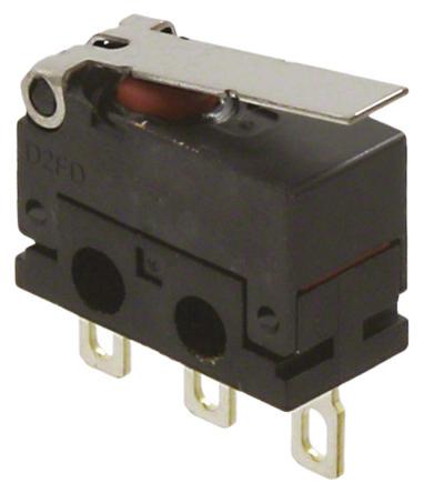 Omron Hinge Lever Micro Switch, Solder Lug Terminal, SPCO, IP6X