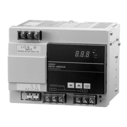 Omron S8VS Switched Mode DIN Rail Power Supply 264V ac 24V dc, 20 A Output 480 W