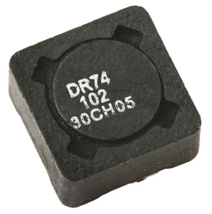 Eaton, DR, 0704 Shielded Wirewound Surface Mount Inductor with a Ferrite Core, 470 μH ±20 % 460 mA Idc