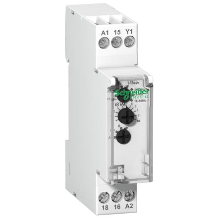 Schneider Electric Acti9 Control Series DIN Rail Timer Relay, 1-Contact, 12 to 240 V dc 12V ac, 240 V ac, 0.1 to 360000