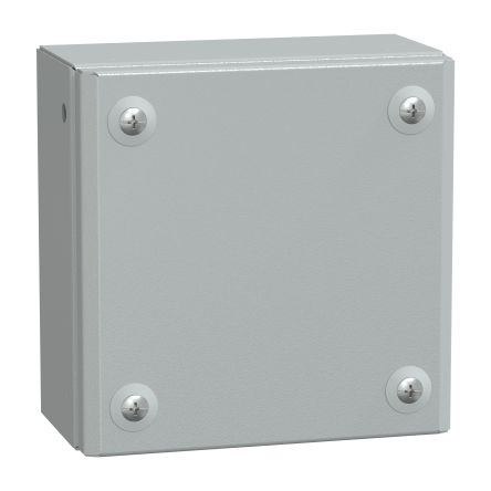 Schneider Electric PanelSeT SBM Series Steel Wall Box, IP66, 150 mm x 150 mm x 80 mm