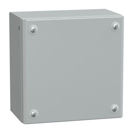 Schneider Electric PanelSeT SBM Series Steel Wall Box, IP66, 200 mm x 200 mm x 120 mm