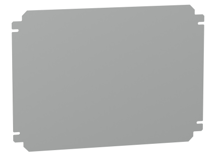Schneider Electric Galvanised Steel Metallic Mounting Plate, 38.0cm W, 390.00 mm L for Use with Spacial SBM Box