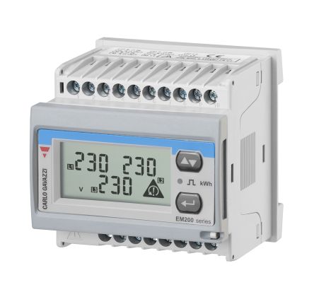 Carlo Gavazzi 3 Phase LCD Energy Meter, Type 3 Phase