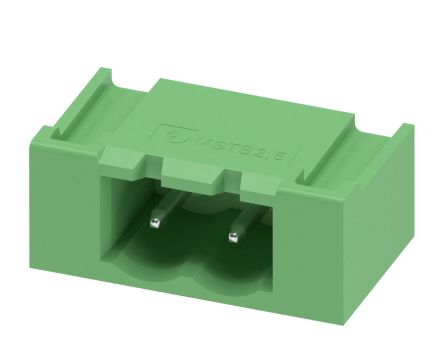 Phoenix Contact COMBICON Control Series Pluggable Terminal Block, 2-Contact, 5.08 mm Pitch, 1 Row, 1809076