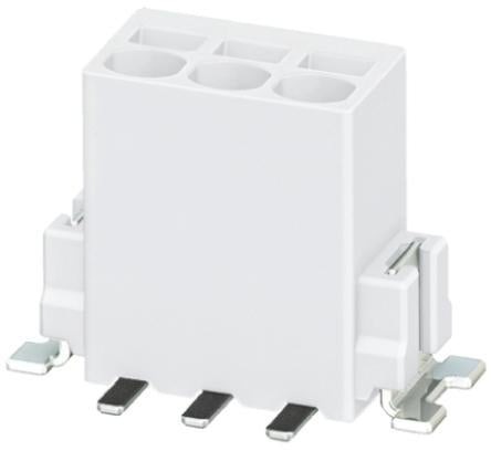 Phoenix Contact SAMPLE PTSM 0.5/ 6-2.5-V SMDWH Series Vertical PCB Terminal Block, 6 Contact(s), 2.5 mm Pitch, 1 Row
