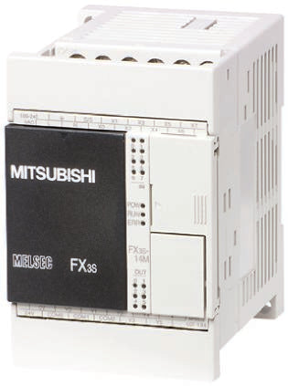 Mitsubishi Electric FX3S Series PLC CPU, Relay Output, 8-Input, DC Input