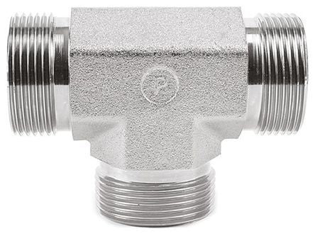 Parker 4JMK4S Elbow Fitting Male G, Steel, 0.25 in Hose ID