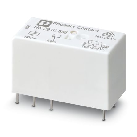 Phoenix Contact PCB Power Relay, 110V dc Coil, 16A Switching Current, SPDT