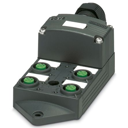 Phoenix Contact SACB Series Sensor Box, 4 Port, M12