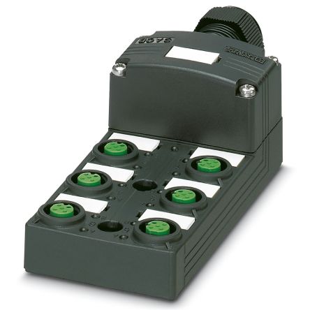 Phoenix Contact SACB Series Sensor Box, 6 Port, M12