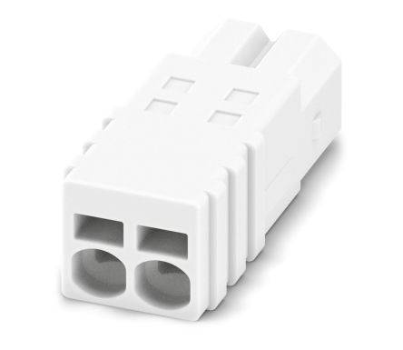 Phoenix Contact PTSM 0.5/2-P-2.5 WH Series Pluggable Terminal Block, 2-Contact, 2.5 mm Pitch, 1 Row, 1704853