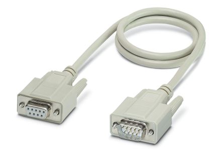Phoenix Contact D-Sub D-Sub Connector Accessory Serial Cable, 2 m Polyvinyl Chloride