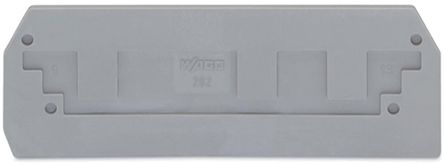 WAGO 282 Series End & Intermediate Plate for Use with 282 Series Terminal Blocks