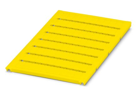 Phoenix Contact, UC-TM6 YE Polyamide Terminal Marker for use with Modular Terminal Block
