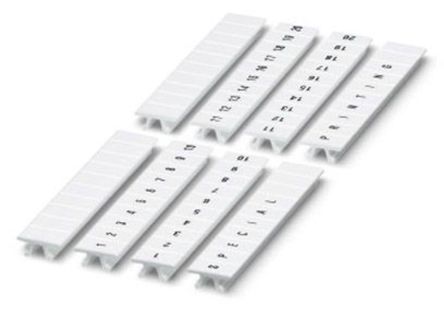 Phoenix Contact, ZB 5.08.LGS:L1-N.PE Polyamide Terminal Marker for use with Terminal Block