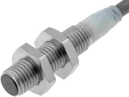 Omron E2A-S08LS02-WP-B2 5M Threaded Barrel Inductive Proximity Sensor, M8 PNP E2A 32V 30 mm 1000 V ac 32 V dc 200mA