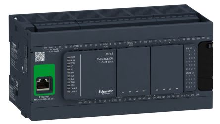 Schneider Electric Modicon TM Series PLC CPU, Transistor Output, 24-Input, Discrete Input