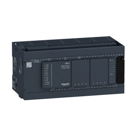 Schneider Electric Modicon TM Series PLC CPU, Transistor Output, 24-Input, Discrete Input