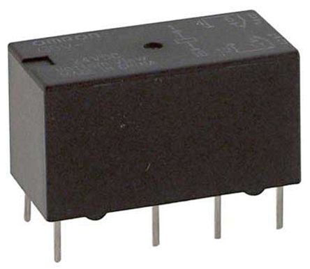 Omron Surface Signal Relay, 12V dc Coil, 1A, DPDT