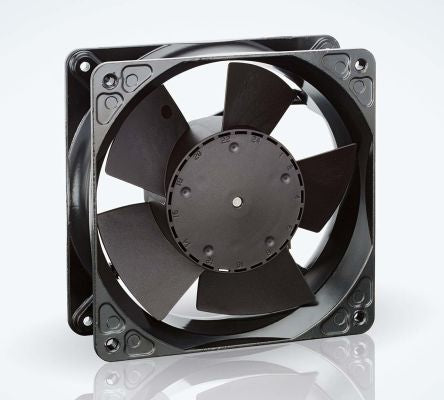 ebm-papst 4100 N Series Axial Fan, 24V dc, 260 m³/h, 12 W, IP20 119 mm 119mm 38 mm