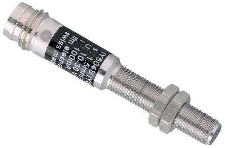 ifm electronic IY5048 Threaded Barrel Inductive Proximity Sensor, M5 x 0.5 PNP IY5048 3V 1.5 mm 30 V dc 100mA