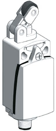 Telemecanique Sensors OsiSense XC Series Roller Plunger Limit Switch, 1 NO/1 NC, IP66, IP67, Zinc Zamak Alloy Housing,