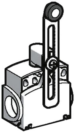 Telemecanique Sensors OsiSense XC Series Roller Lever Limit Switch, 1 NO/1 NC, IP67, IP66, Plastic Housing, 240V ac