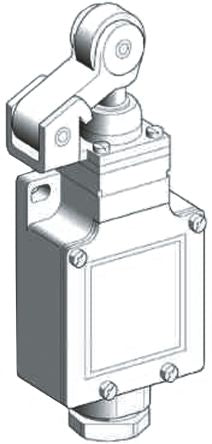 Telemecanique Sensors OsiSense XC Series Roller Plunger Limit Switch, 1 NO/1 NC, IP66, Zinc Zamak Alloy Housing, 240V