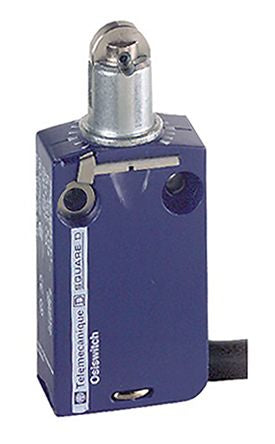 Telemecanique Sensors XCMD Series Roller Plunger Limit Switch, 1 NO/1 NC, IP66, IP67, IP68, Zamak Housing, 400V