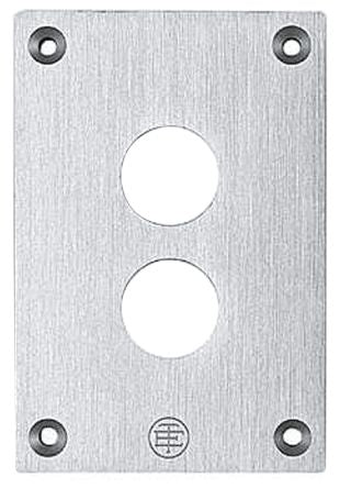Schneider Electric Aluminium Harmony Control Station Enclosure - 2 Hole 22 mm Diameter