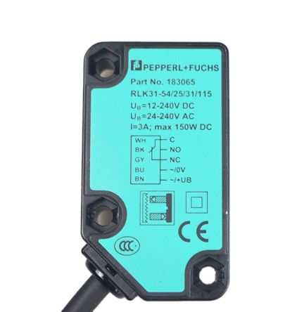 Pepperl + Fuchs Retroreflective Photoelectric Sensor, Block Sensor