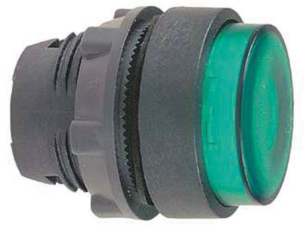 Schneider Electric Harmony XB5 Series Green Momentary Push Button Head, 22 mm Cutout, IP69K, IP66