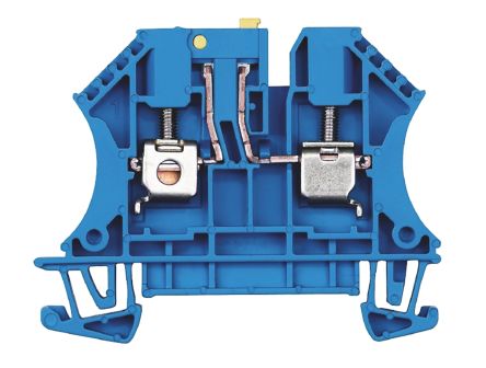 Weidmüller 7910220000 W Series Disconnect Terminal Block Blue, 4mm², 1-Level, Screw