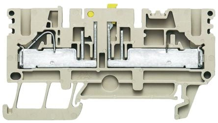 Weidmüller 1934000000 P Series Disconnect Terminal Block Blue, 0.5mm², 6 mm², 1-Level, Push-in