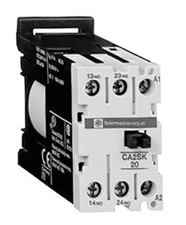 Schneider Electric TeSyS CA Contactor Relay, 110V ac Coil, 2-Pole, 10 A, 2 NO, 690V ac