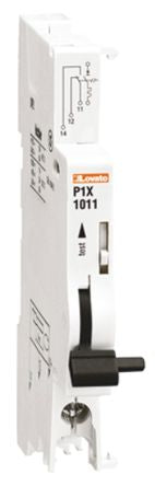 Lovato Auxiliary Contact, 1 Contact, 1 CO, P1, DIN Rail, 6 A, 230V, 400 V, P1X1311
