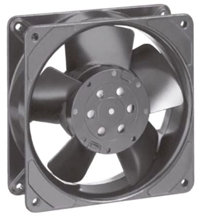 ebm-papst 4000 Z Series Axial Fan, 24V ac, IP20 119 mm, 119mm, 38 mm
