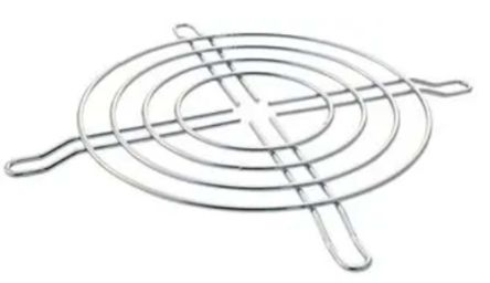 ebm-papst LZ23 Series Metal Finger Guard for 92 mm Fans, 82.42 mm Hole Spacing 121 mm 121mm, 5 mm