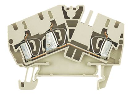 Weidmüller 1790520000 Z Series Feed Through Terminal Block Beige, 1-Level, Clamp